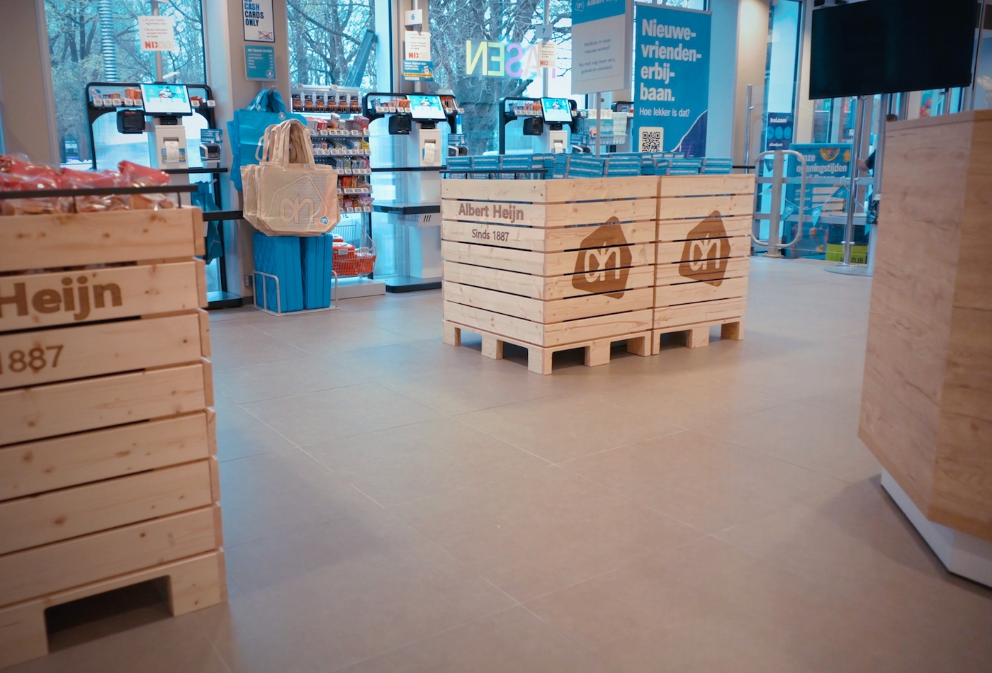 PRIMEUR: duurzaam keramisch vloersysteem in AH Amsterdam